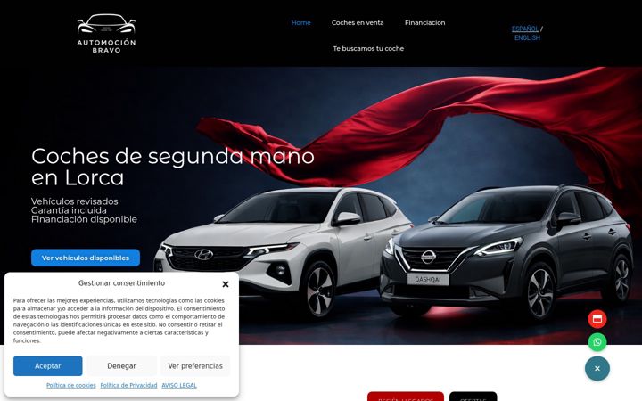 Screenshot of automocionbravo.es