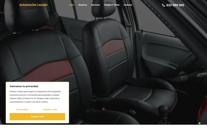 Screenshot of automocionlosada.com