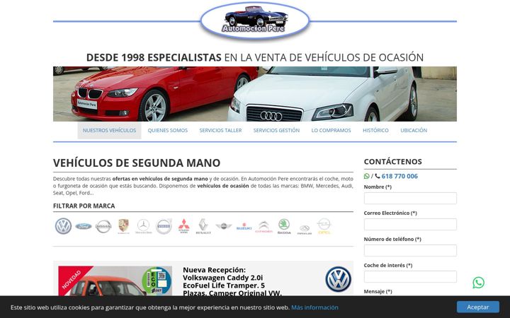 Képernyőkép: automocionpere.com