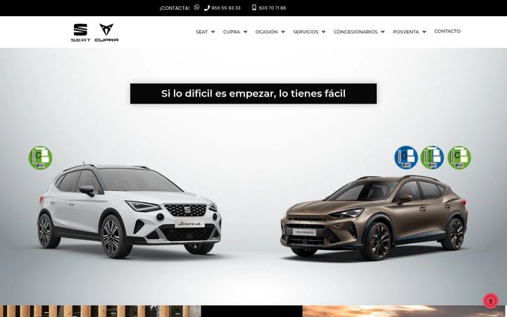 Screenshot of automocionterry.com