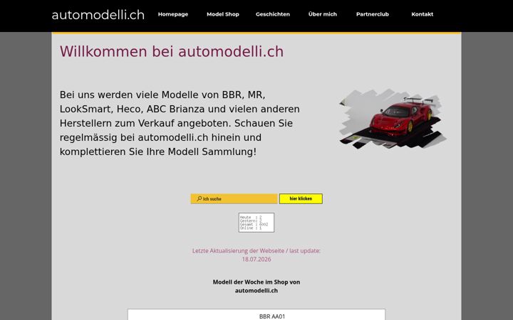 Képernyőkép: automodelli.ch