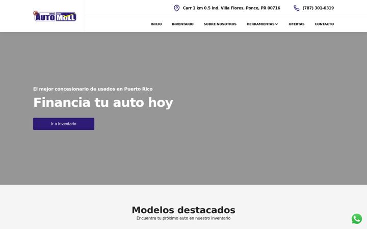 Képernyőkép: automollpr.com