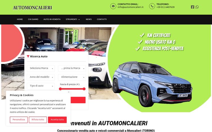 Képernyőkép: automoncalieri.it