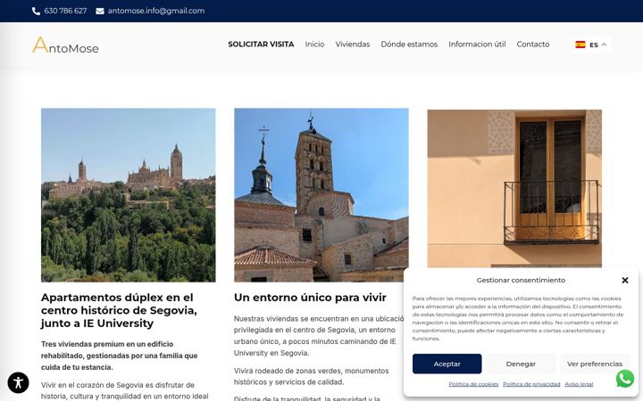 Screenshot of automose-alquiler.com