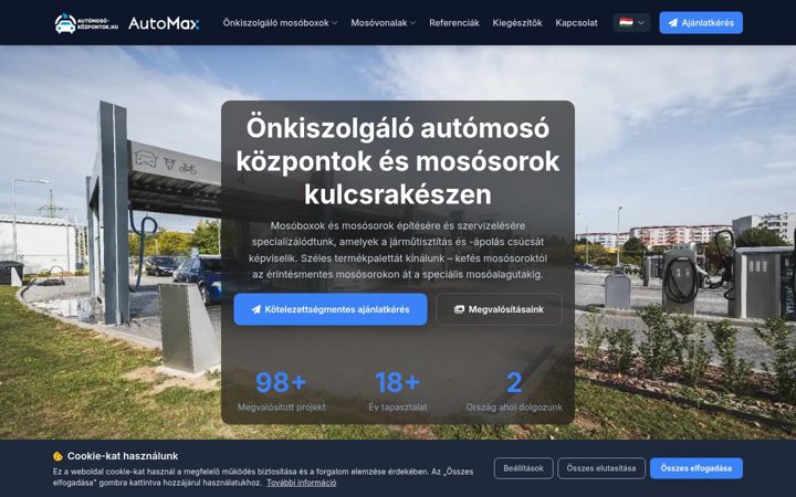 Képernyőkép: automoso-kozpontok.hu