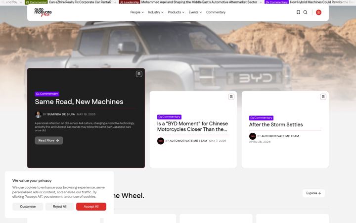 Skärmbild av automotivateme.com