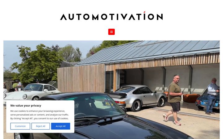 Skärmbild av automotivation.uk