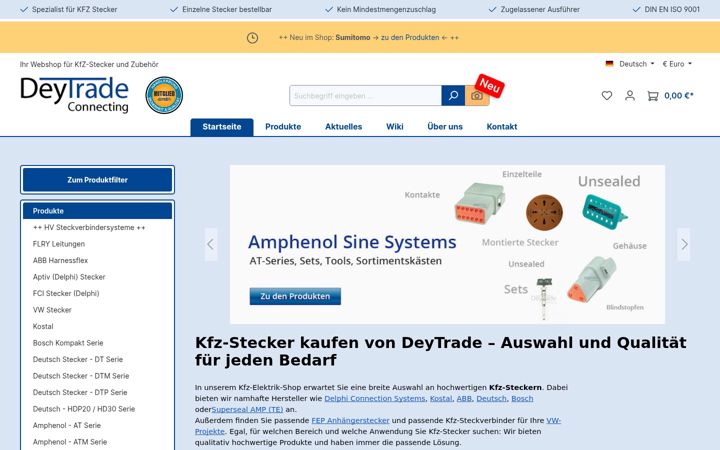 Screenshot of automotive-connectors.com