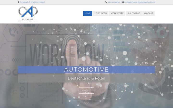 Skärmbild av automotive-deutschland-polen.de