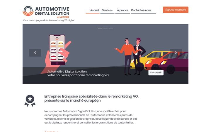 Skärmbild av automotive-digital-solution.com