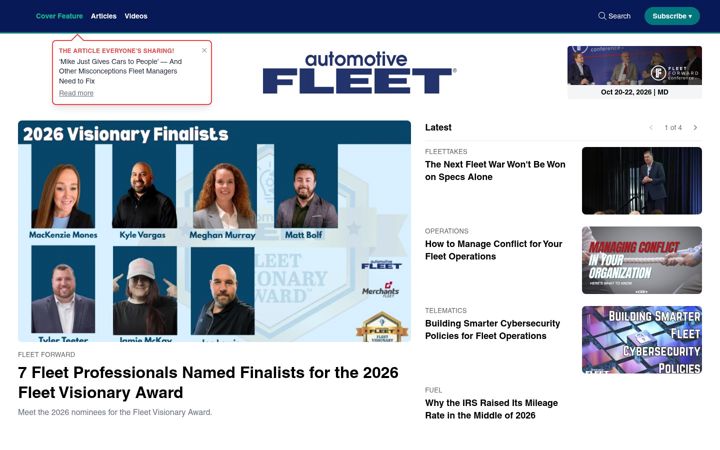 Screenshot of automotive-fleet.com