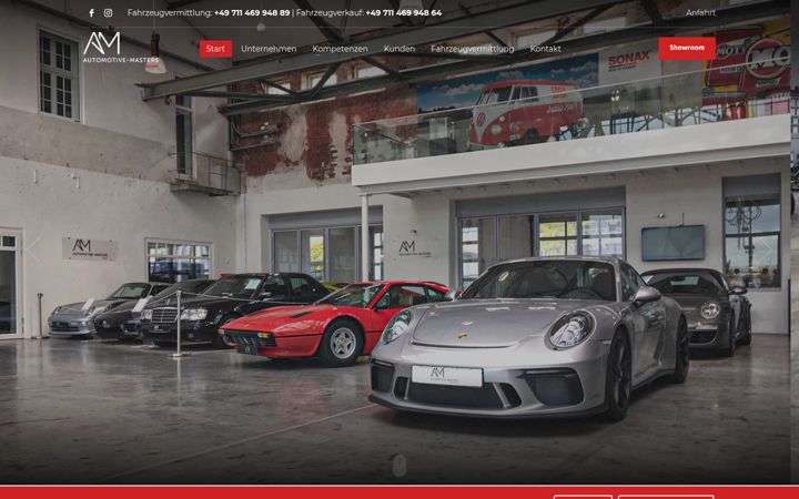 Screenshot von automotive-masters.com