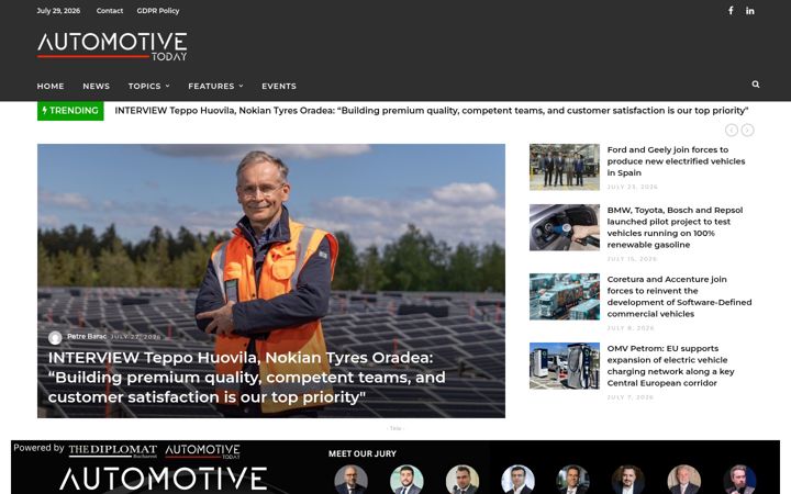Screenshot of automotive-today.ro