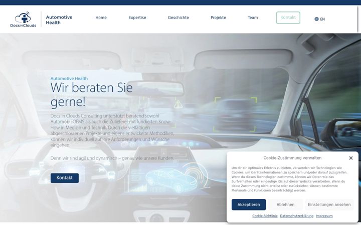 Screenshot of automotive.health