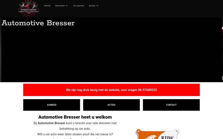 Screenshot of automotivebresser.nl