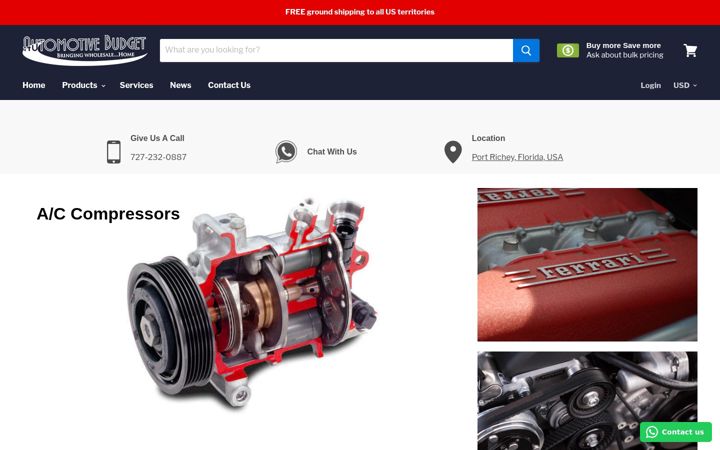 Screenshot of automotivebudget.com