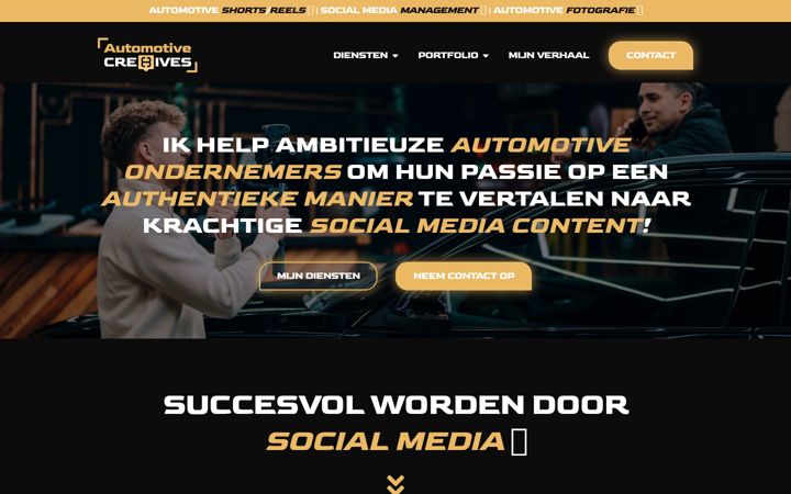Screenshot of automotivecre8ives.nl