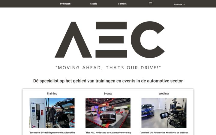Screenshot of automotiveexperiencecenter.nl