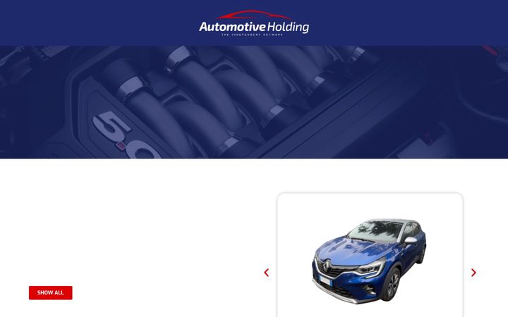 Screenshot of automotiveholding.com