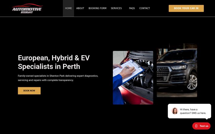 Screenshot of automotiveinsight.com.au