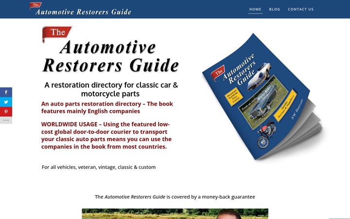 Captura de ecrã de automotiverestorersguide.com