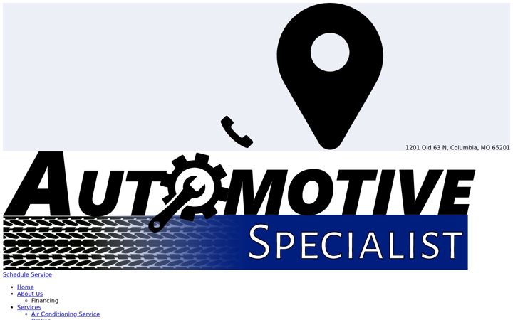 Screenshot van automotivespecialistmo.com