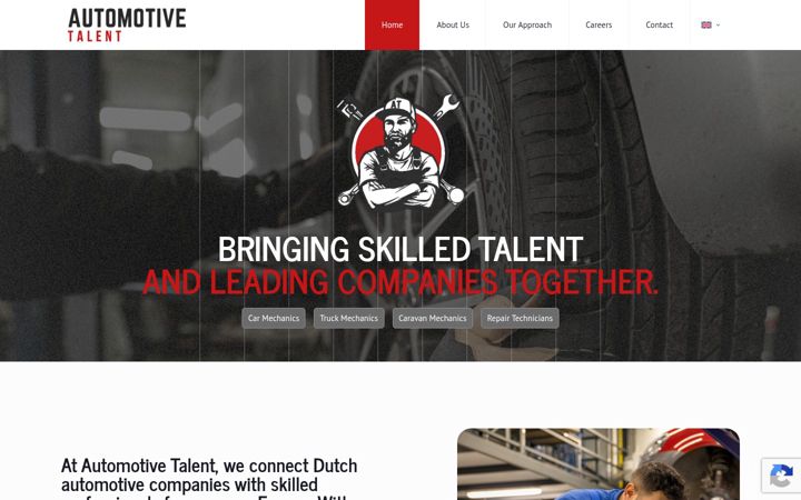 Screenshot of automotivetalent.eu