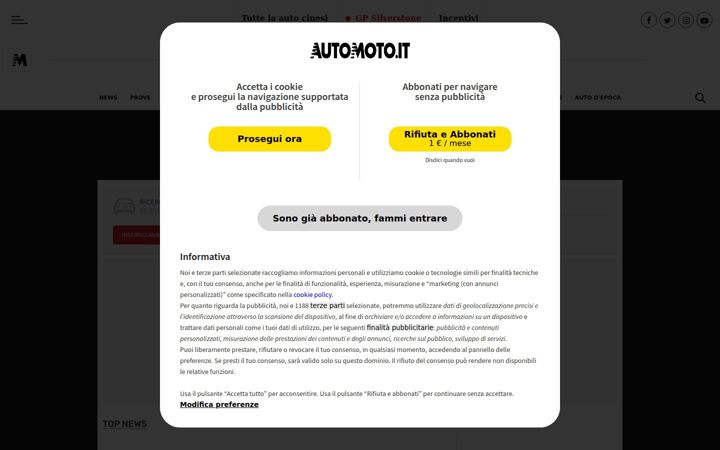 Screenshot of automoto.it