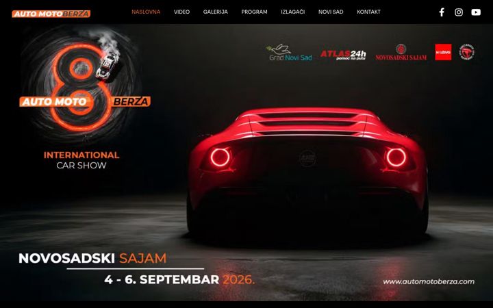 Screenshot of automotoberza.com