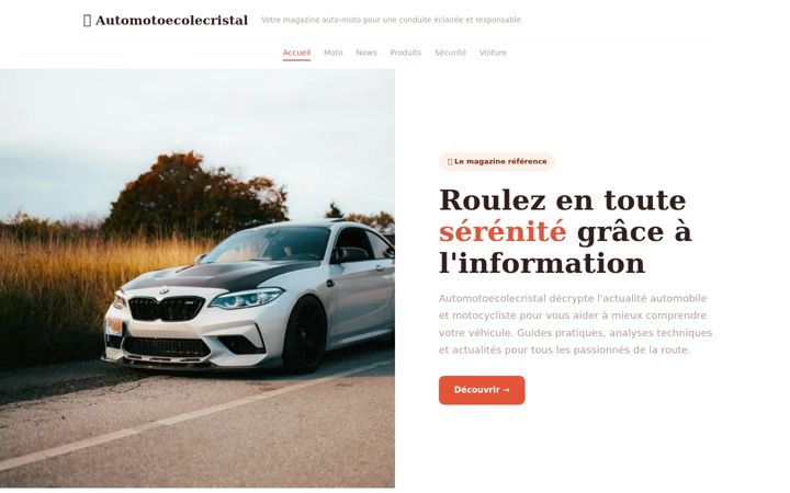 Screenshot of automotoecolecristal.fr