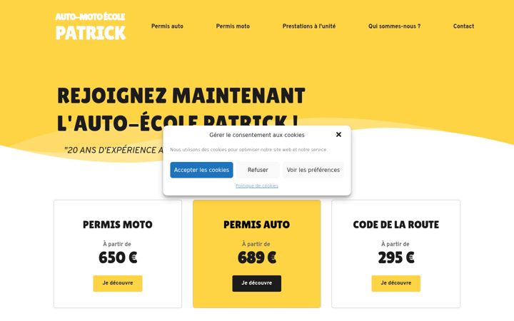 Snímek obrazovky automotoecolepatrick.com