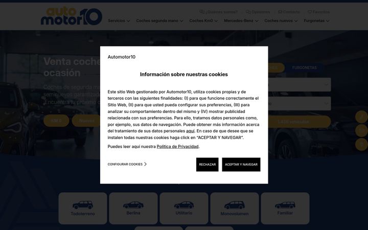 Screenshot di automotor10.com