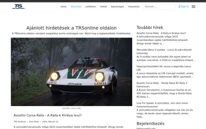 Skærmbillede af automotorcenter.hu