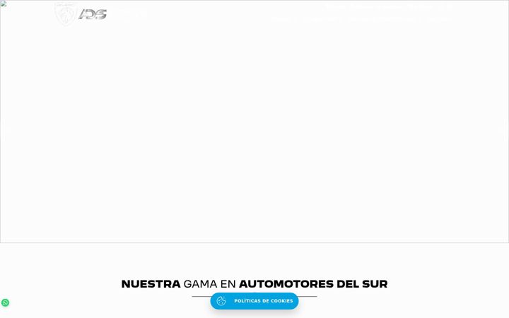 Skærmbillede af automotoresdelsur.com