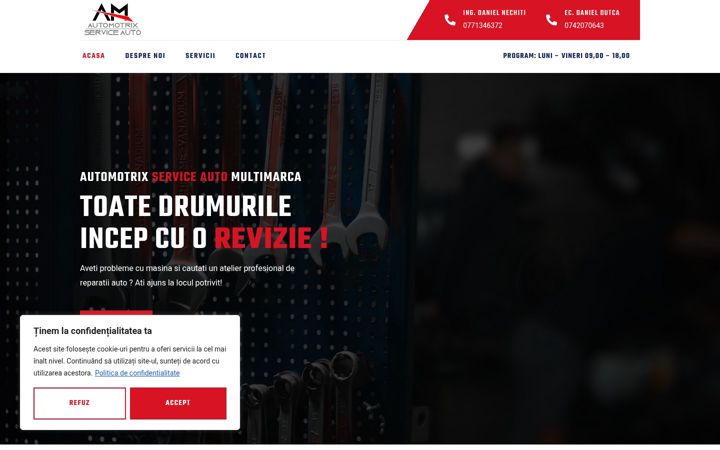 Screenshot of automotrix.ro