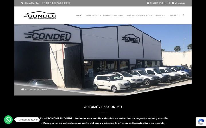 Screenshot of automovilescondeu.es