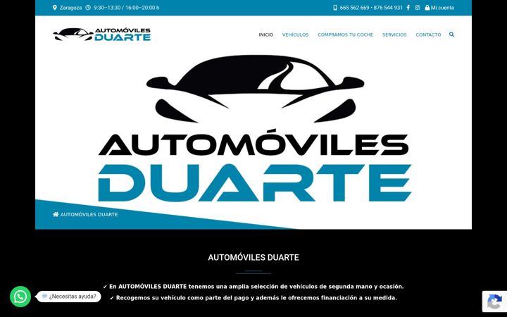 Skjermbilde av automovilesduarte.es