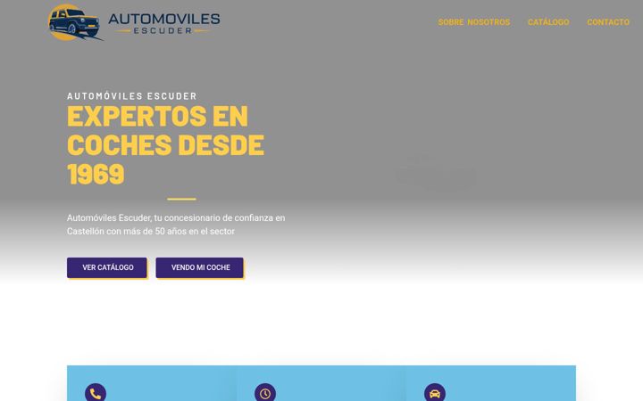 Capture d'écran de automovilesescuder.com