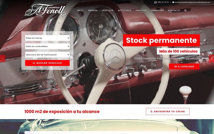 Screenshot of automovilesfenoll.com