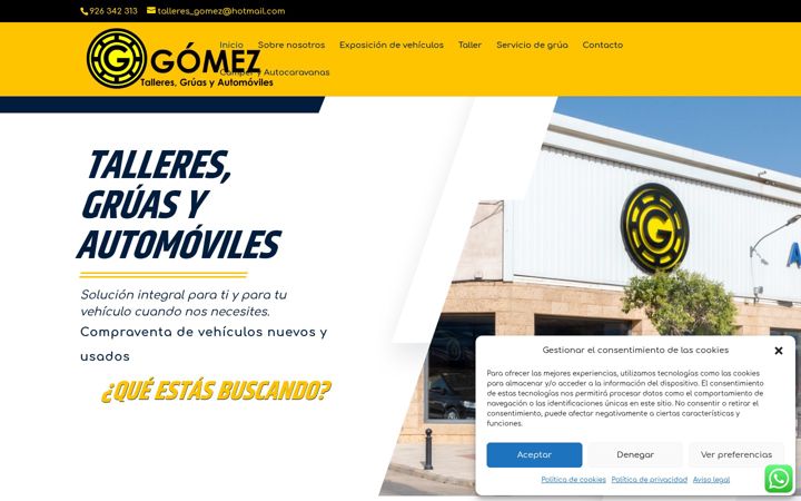 Screenshot of automovilesgomez.es