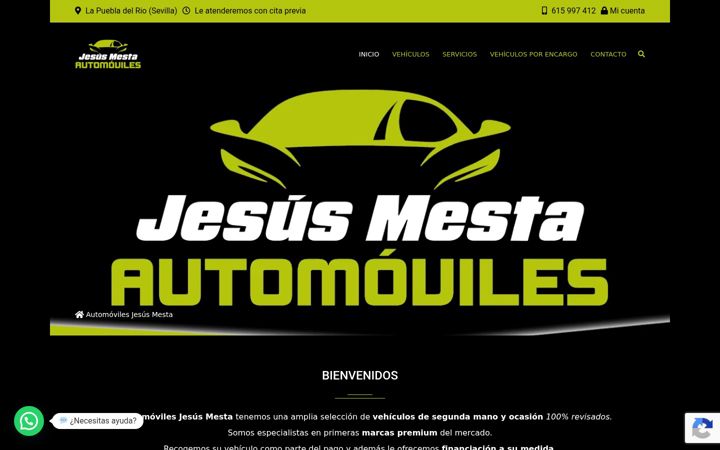 Screenshot ta' automovilesjesusmesta.com