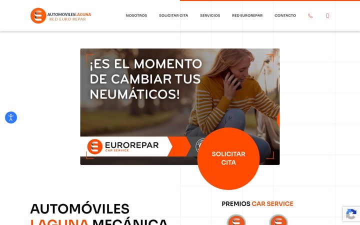 Screenshot of automovileslaguna.com