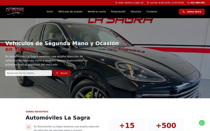 Screenshot of automovileslasagra.es