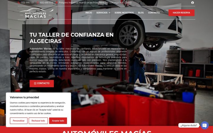 Screenshot of automovilesmacias.com