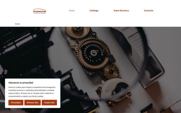 Screenshot of automovilespuertagijon.com