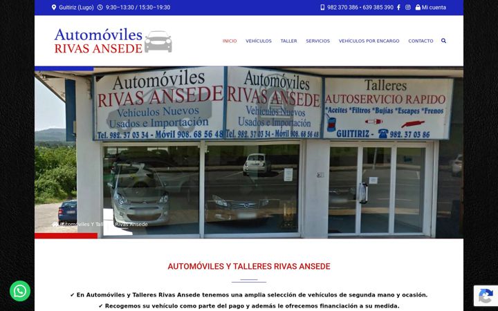 Screenshot of automovilesrivasansede.com
