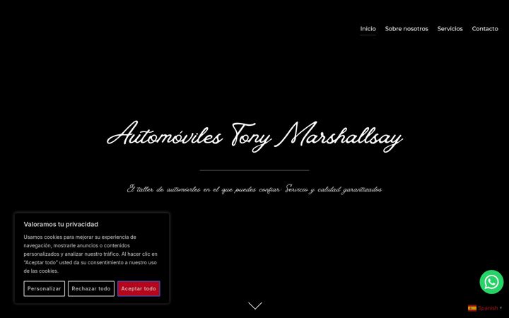 Screenshot of automovilestonymarshallsay.com