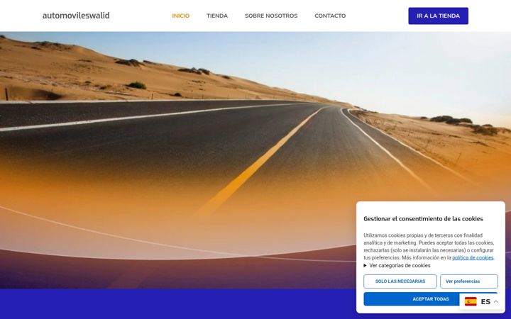 Screenshot of automovileswalid.com