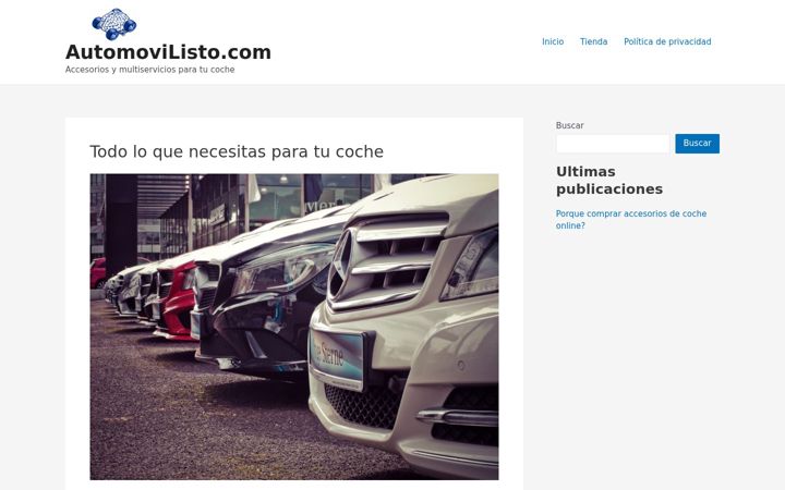 Screenshot of automovilisto.com