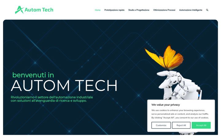 Screenshot of automtech.it